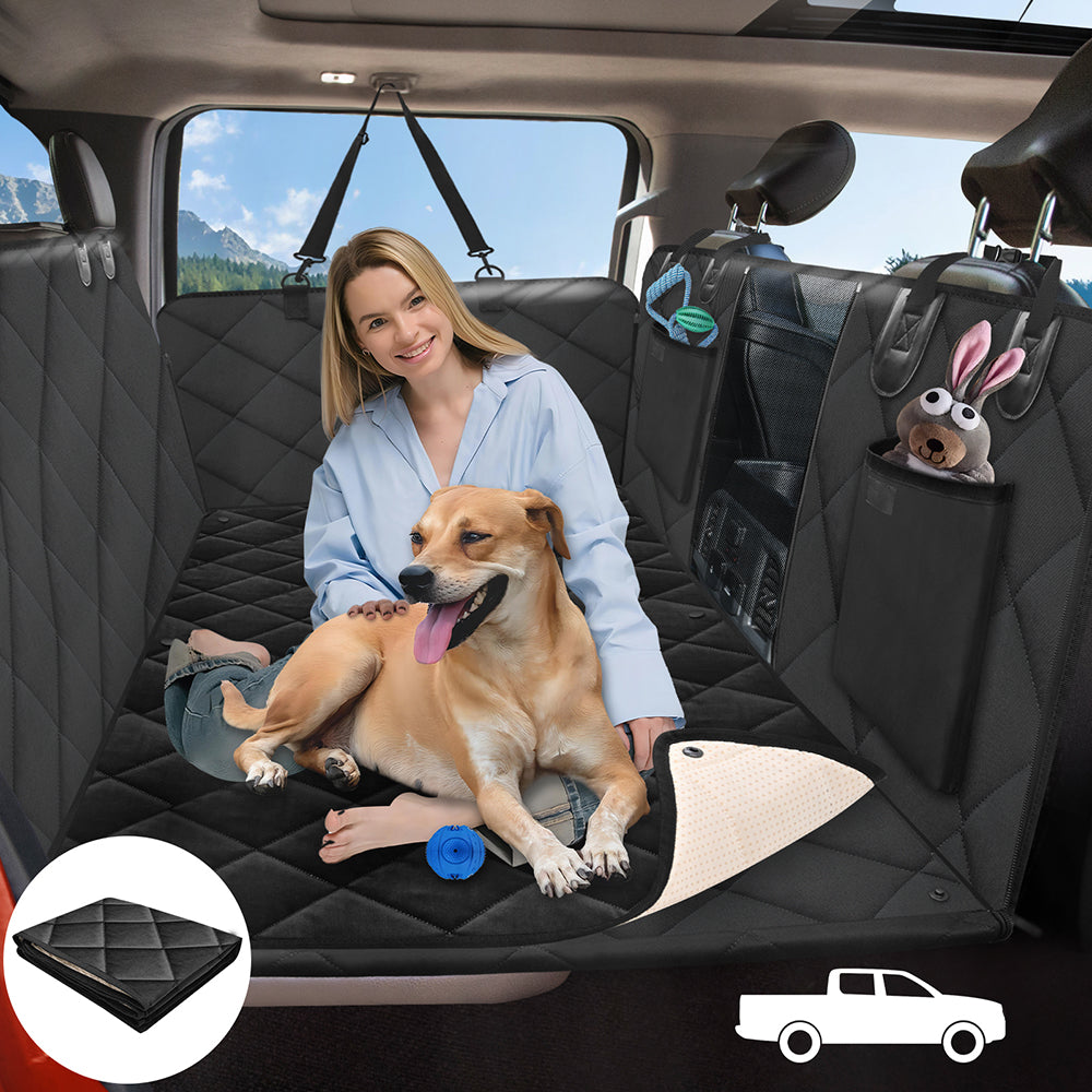 Back Seat Extender for Dogs With Blankets in Car, SUV, Truck