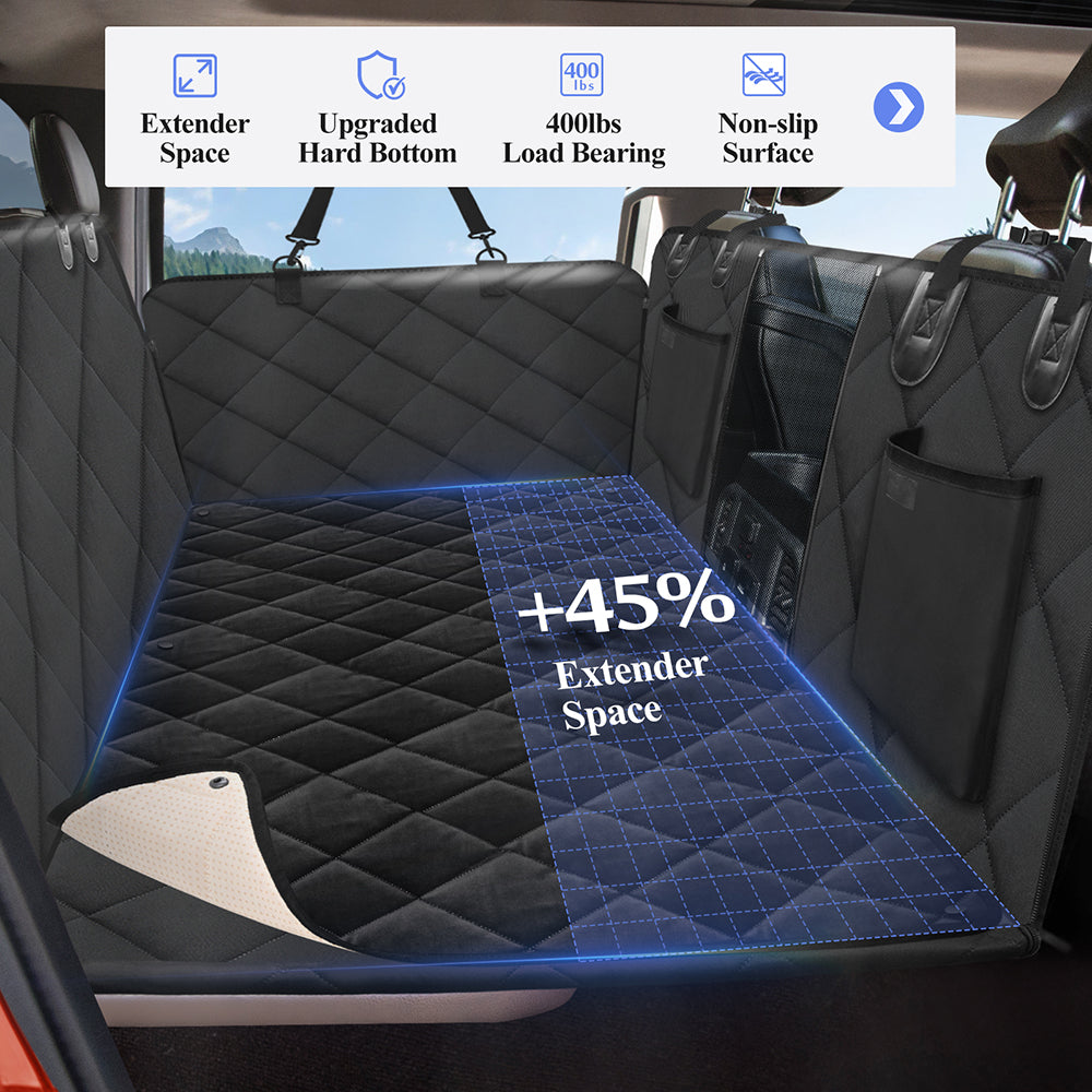 Back Seat Extender for Dogs With Blankets in Car, SUV, Truck