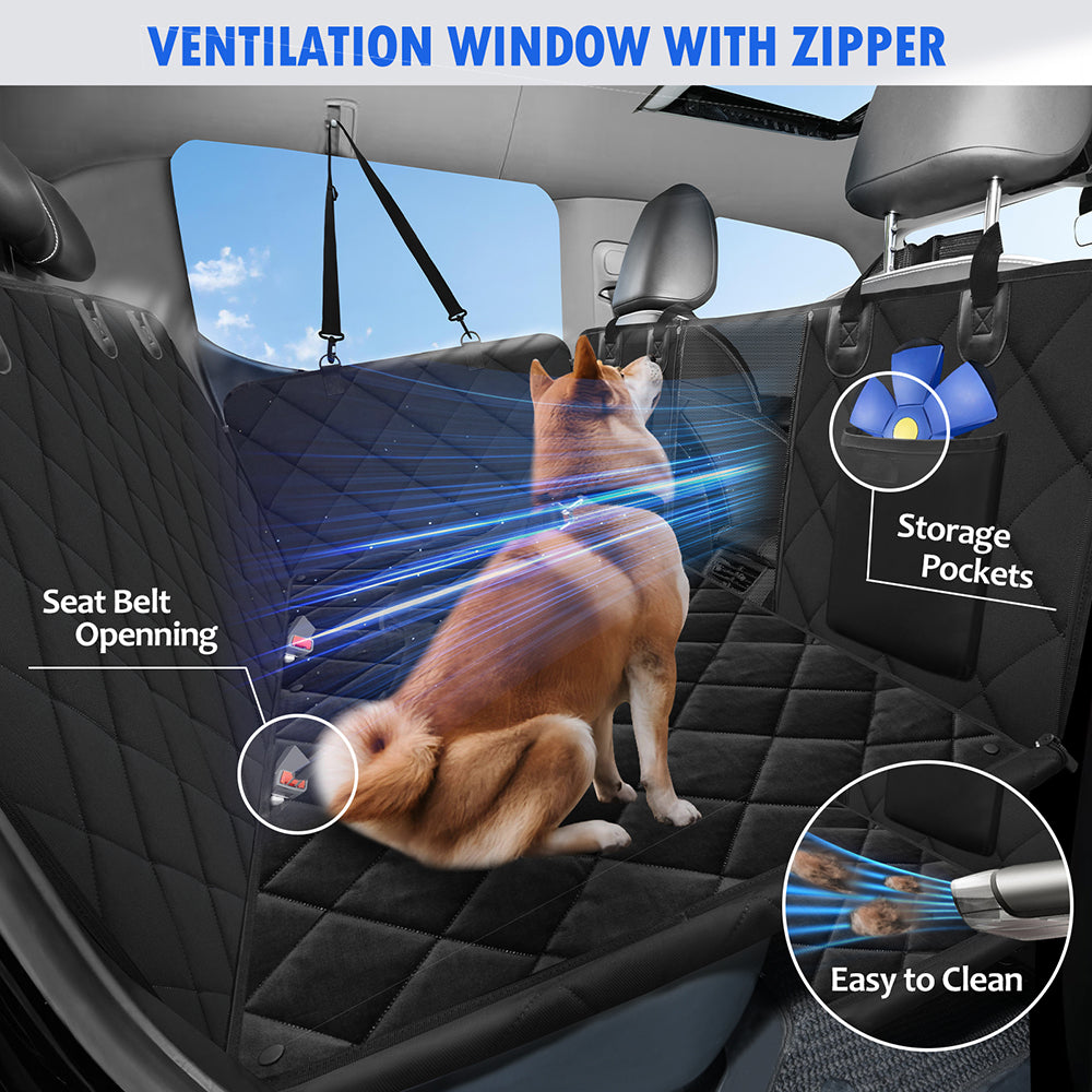 Back Seat Extender for Dogs With Blankets in Car, SUV, Truck