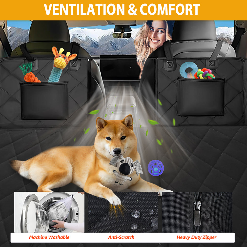Back Seat Extender for Dogs in Car, Mid-SUV, Small Truck