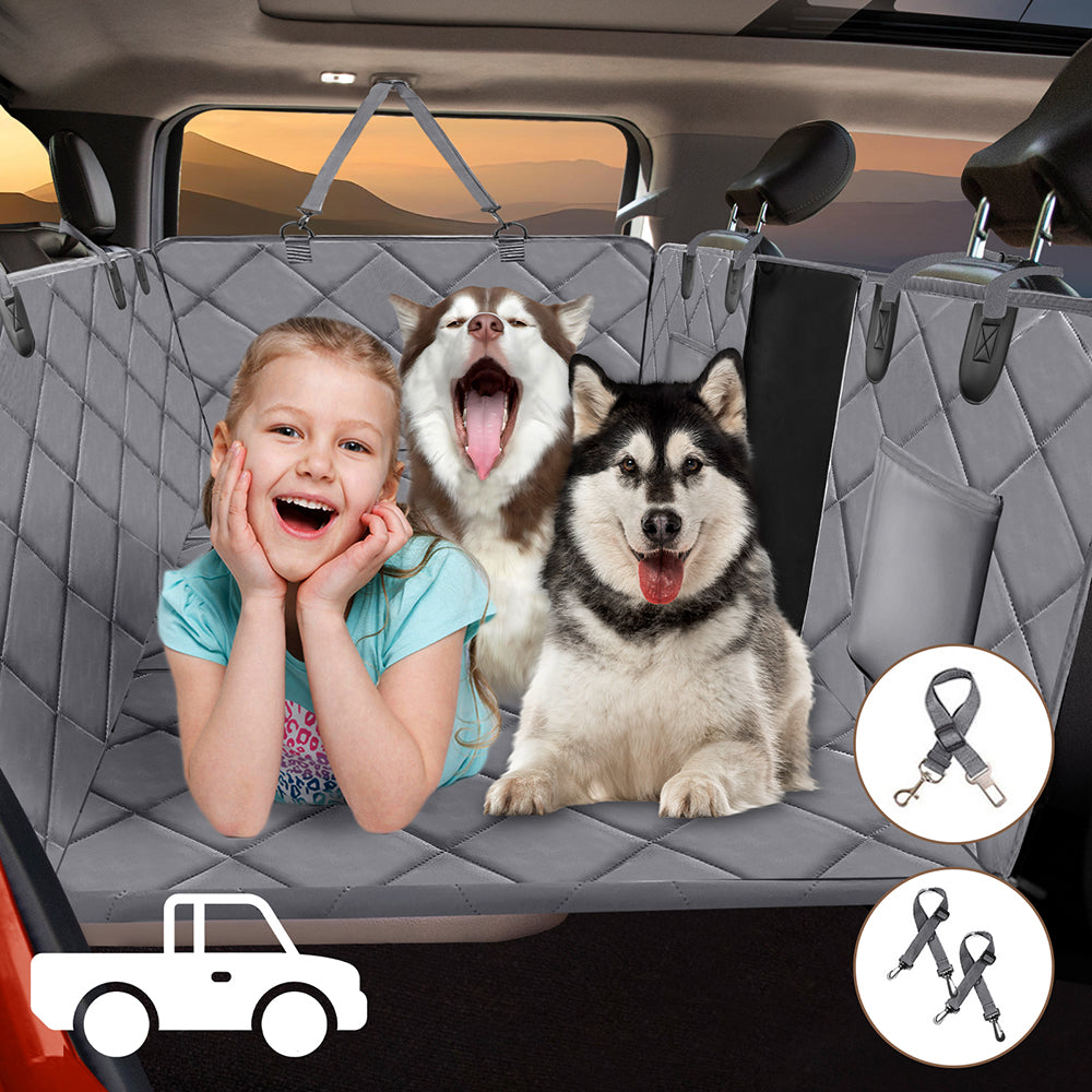 Back Seat Extender for Dogs in Large-SUV, Full Size Truck