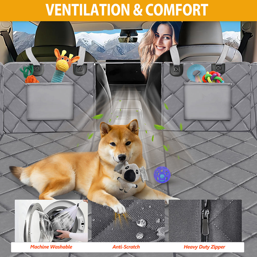 Back Seat Extender for Dogs in Car, Mid-SUV, Small Truck